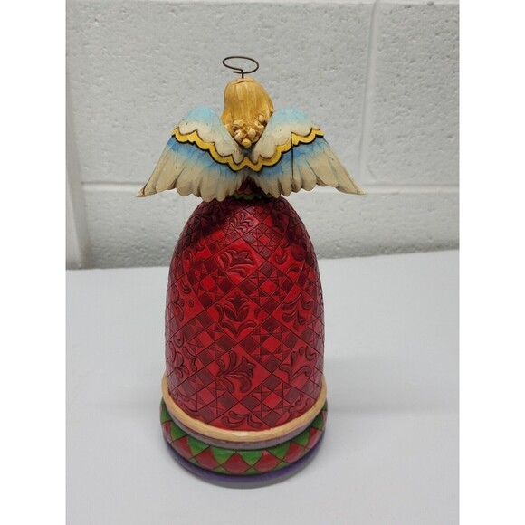 Jim Shore Silent Night rotating Music Box Angel w/ Nativity - Picture 9 of 14